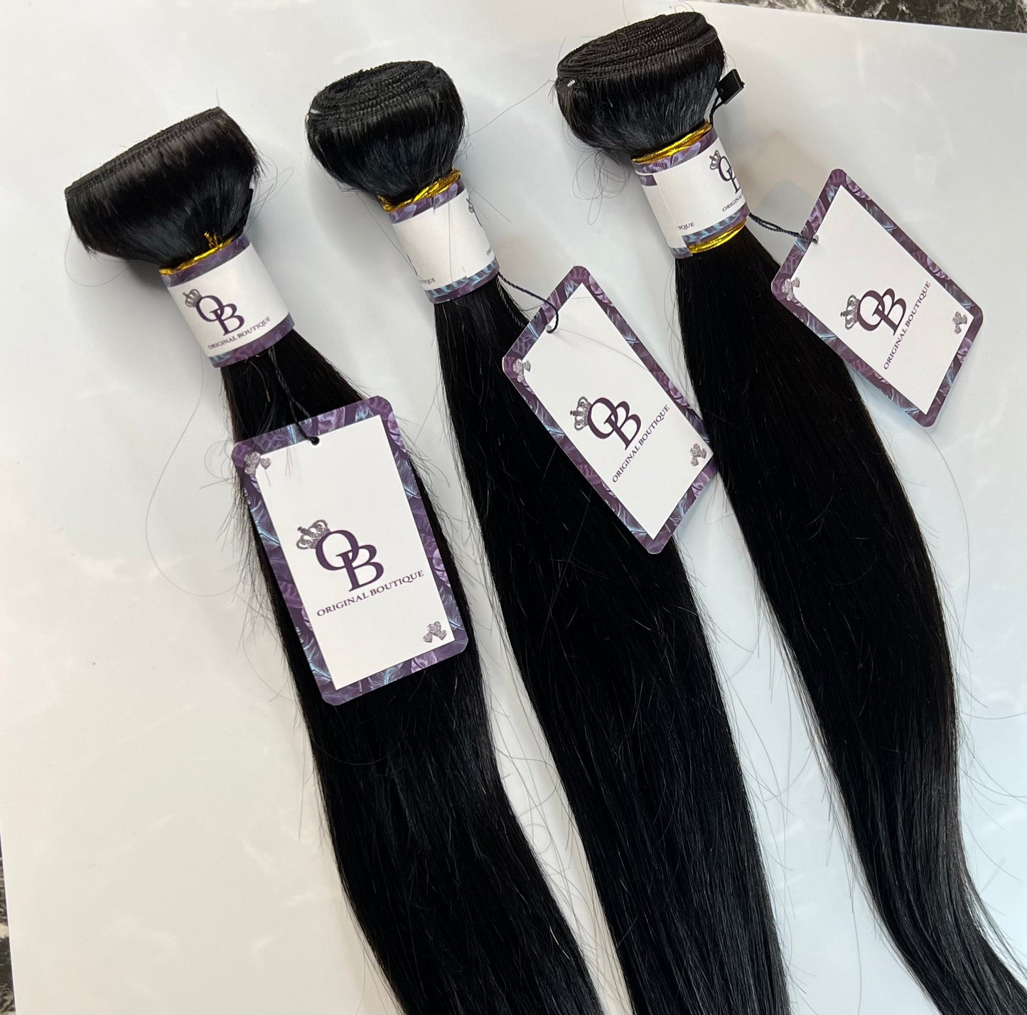 PLATINUM COLLECTION 3 BUNDLES- Brazilian Straight 100% Human Hair