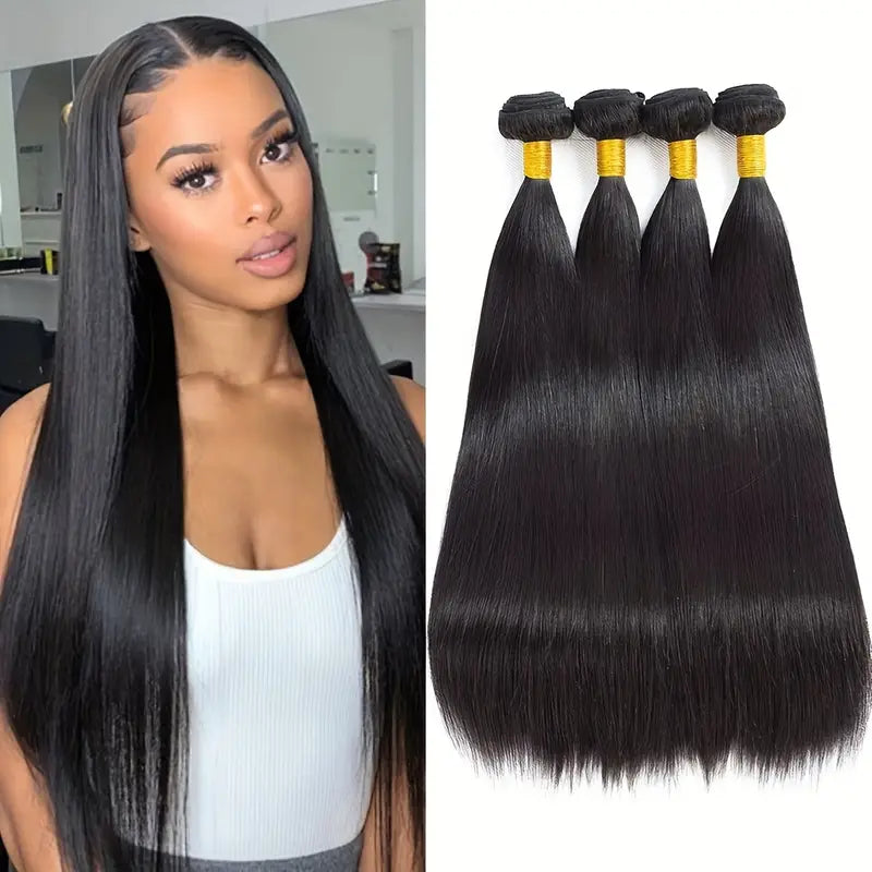 GOLD COLLECTION 3 BUNDLES - Brazilian Straight 100% Human Hair